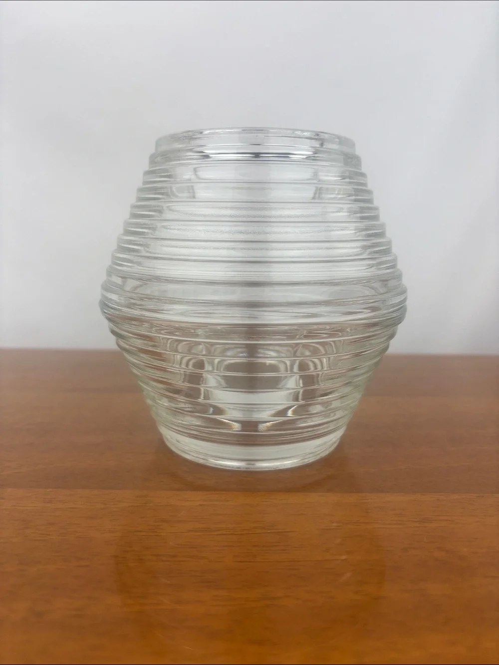 Vintage 1970s Indiana Glass “Maya” fairy lamp crystal clear